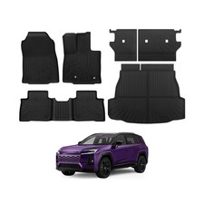 Floor Mats for Toyota RAV4 2026 Hybrid Full Set All Weather Floor Mats for To...