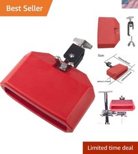 5  Jam Block Musical Percussion Instrument Plastic Latin Drum Instrument Red 