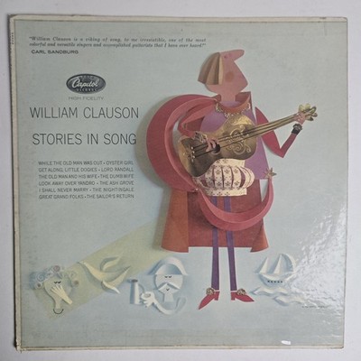 William Clauson Stories in Song LP Capitol P-8539