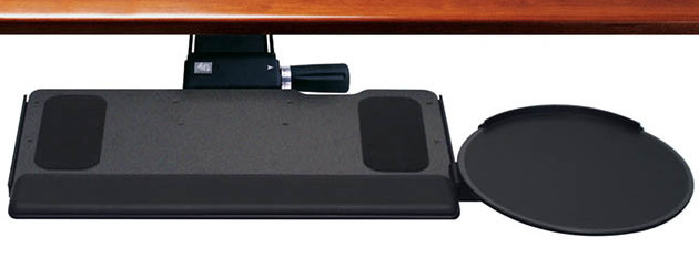 Humanscale 5G Series under desk tray Mounted Keyboard & mouse System Gel