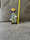 Vintage Murano Style Smiling Clown Art Glass Beautiful Colors!