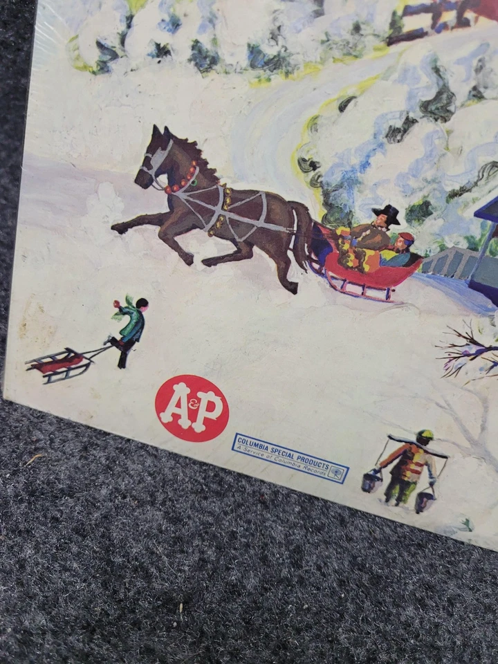 Vintage Christmas Greetings Vol. 2 LP Various Artists Columbia CSP Stereo 10398 - Image 3 of 4