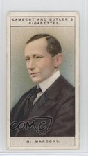 1909 Lambert & Butler Wireless Telegraphy Tobacco Guglielmo Marconi #4 11bd