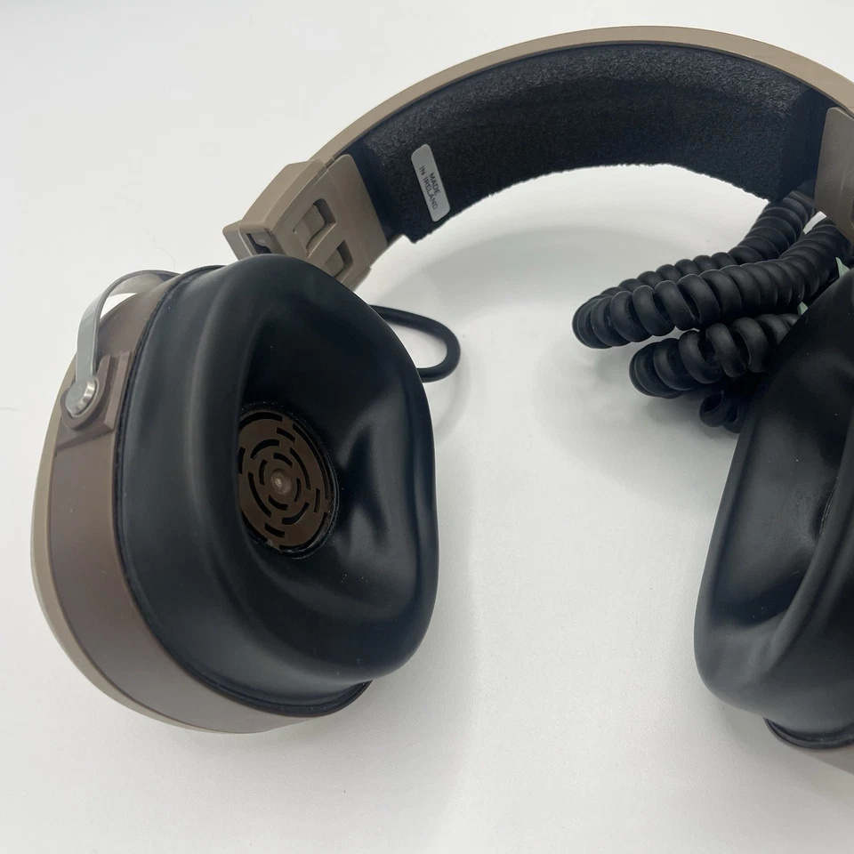 KOSS K/6ALC Headphones Over Ear Corded 6.35mm 1/4" Hi Fi Retro Working 1970s - Image 3 of 4