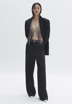 Stella McCartney x H&M Black Wool Pants - US 8