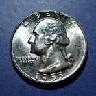 1955 Washington Quarter  Ch. BU+