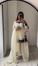 3 PIECE PAKISTANI DESIGNER FARSHI SHALWAR SUIT