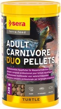 Sera Schildkr&ouml;tenfutter Turtle Adult Carnivore Duo Pellets 1 L  Reptilienfutter