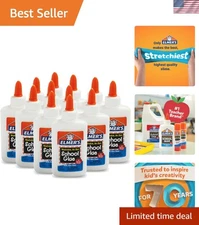 Creative Solutions: 12 Pack of Safe Liquid School Glue, 4 Oz Each, Washable