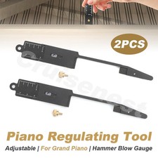 2PCS For Grand Piano Regulation Tool Adjustable Hammer Blow Gauge 38-51mm Range