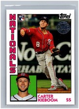 2019 Topps Update Carter Kieboom RC 1984 Topps Baseball 35th Anniversary #84-14