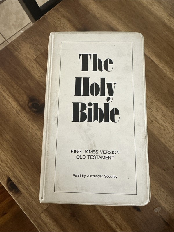 The Holy Bible King James Version Old Testament Cassette Tape Set Of 12