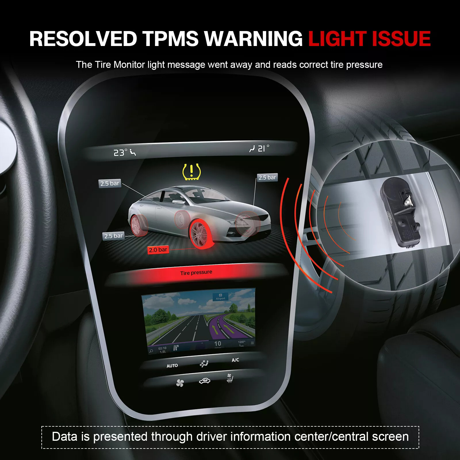 Complete Set of 4 42607-0C080 315MHz TPMS Tire Pressure Sensors Kit For Toyota