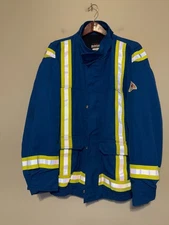 🔥 Bulwark Mens Lined Bomber Jacket with Reflective Trim  2XL  CAT 2  JNJTRB