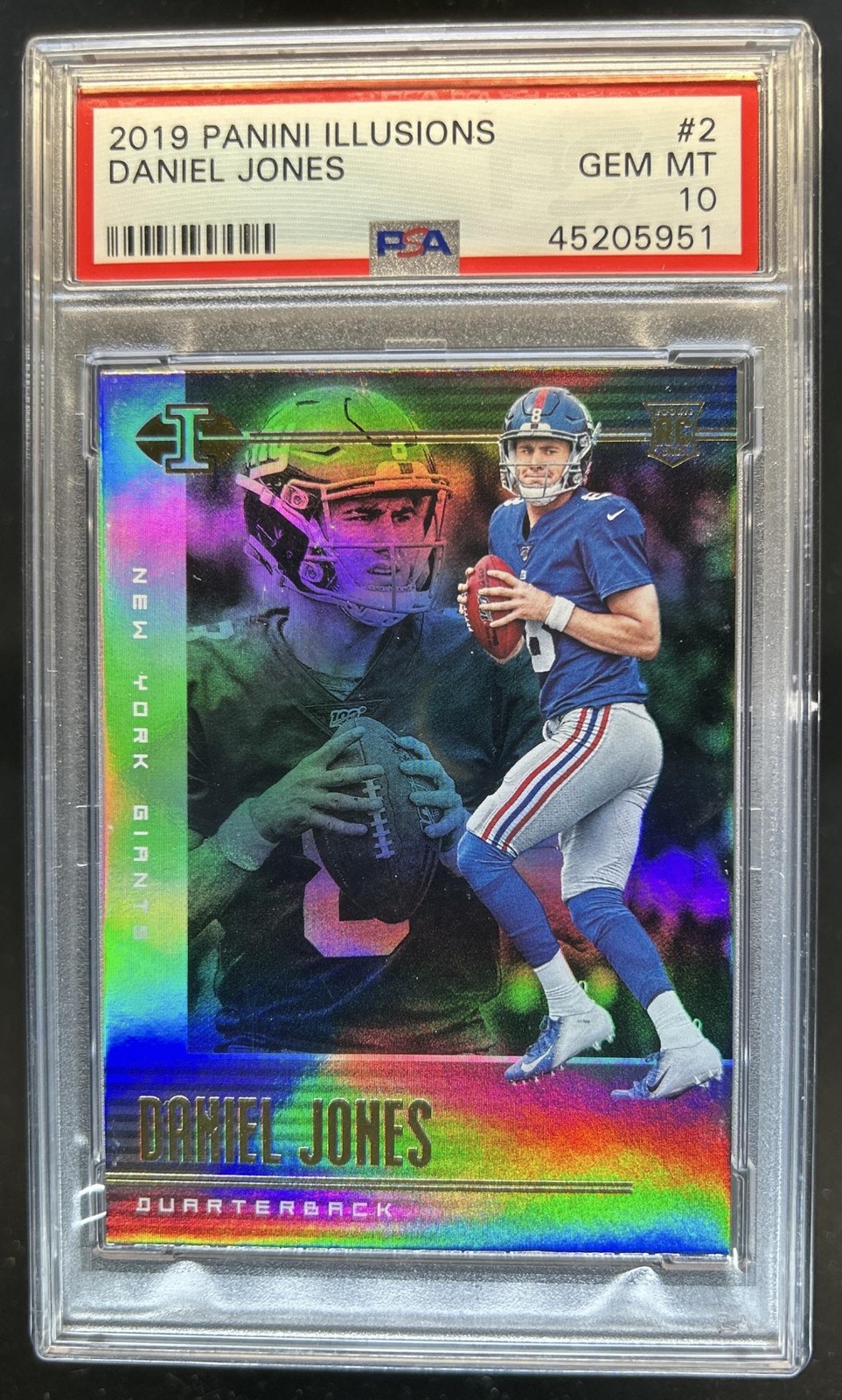 Daniel Jones Panini Illusions #2 Base