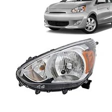 Halogen Headlight Front Lamp For 2014-2020 Mitsubishi Mirage Left Driver Side