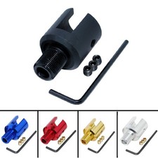 Aluminum Muzzle Adapter to 1/2x28 TPI for Non-threaded Ruger 1022 - Color Var