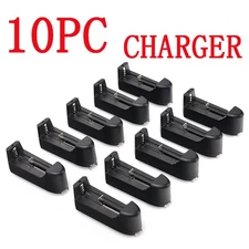 10PCS lithium battery universal charger 3.7V suitable for flashlight batteries