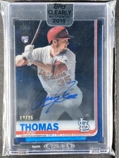 Thomas, Lane - 2019 Clearly Authentic - Rookie - Autograph - 12/25