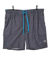 ZeroXposur Gray Men's Swim Trunks, UPF 50+ UV Quick-Dry size XL