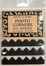 Books by Hand BBHM215PS Self-Adhesive Photo Corners, Acid-Free, Archival Quality