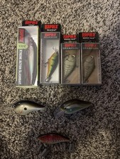 Rapala Fishing Lures Lot - X-Rap - Rippin Rap - Shallow Shad Rap - DT-10 & More