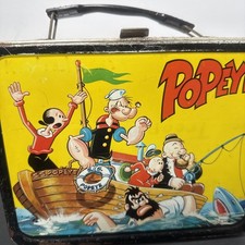 Popeye Lunch Box Indiana Collectible Metal Lunchboxes (Pre-1970