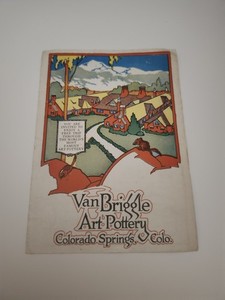 vtg 1920s Van Briggle Art Pottery Advertising pamphlet Colorado Springs CO Rare