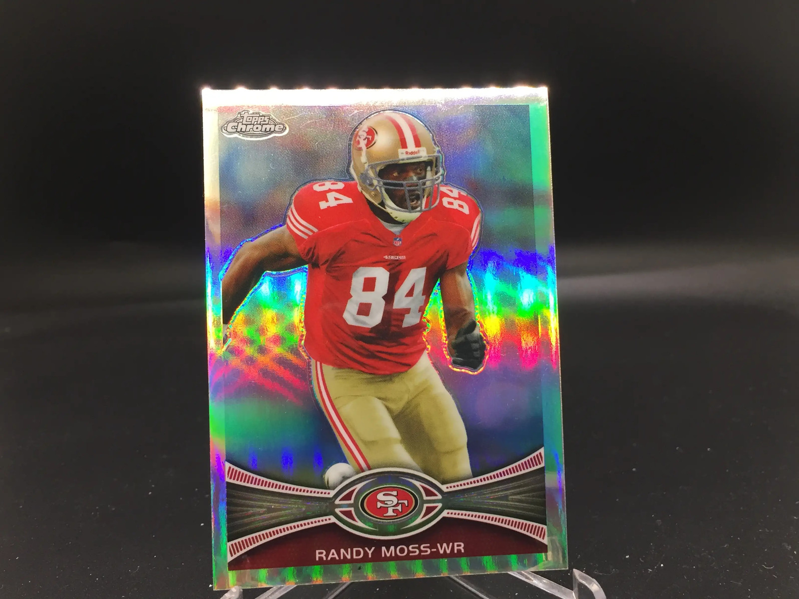 Randy Moss 2012 Topps Chrome Refractor #32 49ers HOF EX