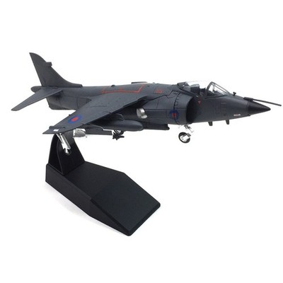UK Air Force 1982 Sea Harrier Fighter 1:72 FRS MKI Statue Model Alloy Aircraft c