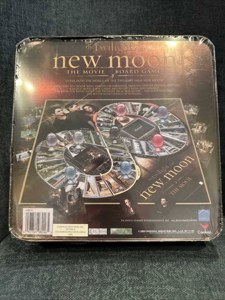 ❗️BRAND NEW SEALED❗️The Twilight Saga NEW MOON The Movie Board Game 2009 - Image 2 of 4