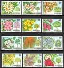 Flowers - St. Vincent 1984 Flowering Trees set fine fresh MNH