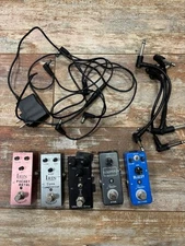 5 Guitar Min Effects Pedals Rowin Bluesy Looper Irin Pocket Metal Dyna Compress