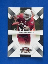 2009 Donruss Threads Retail Rookies #122 Cody Brown Arizona Cardinals #/999