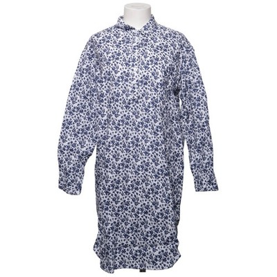 Sebago, Blusenkleid, Größe: M, Blau/Weiß, Blumen, Damen #FKu