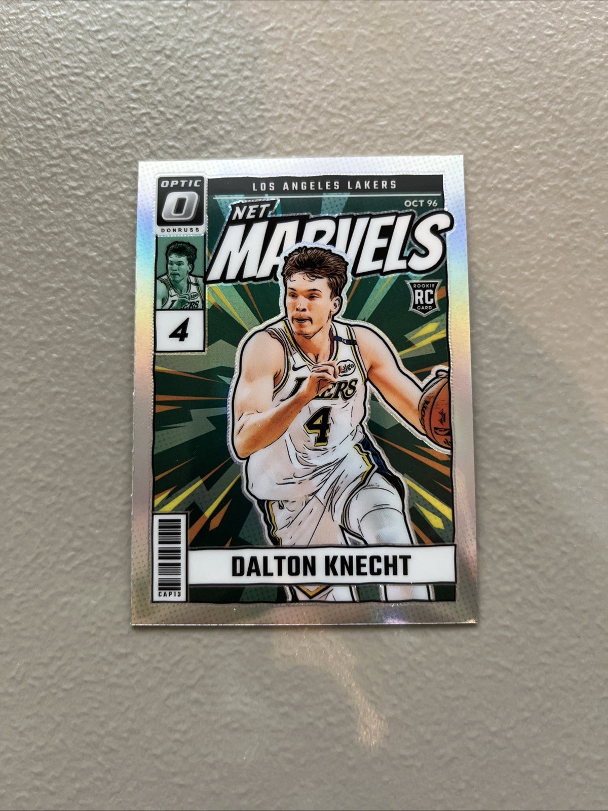 2024-25 Donruss Optic Dalton Knecht Net Marvels RC Holo Rookie #16 Lakers