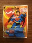 Vintage Corgi Superman Supermobile Sealed On Card