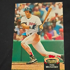 Topps 1992 Stadium Club Tom Brunansky Boston Red Sox Rookie #464 Card. rookie card picture