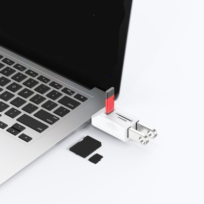 5 Port USB3.0/USB2.0+Type C Multifunction Card Reader Adapter USB For Printer