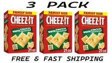Cheez-It White Cheddar Cheese Crackers, Baked...