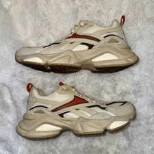 Reebok Beige/Brown/Orange Colorblock Low Top ...