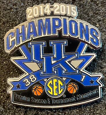 UNIVERSITY OF KENTUCKY WILDCATS 2014-2015 SEC CHAMPIONS COMMEMORATIVE PIN