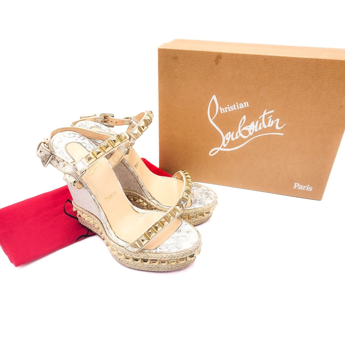 ルブタン Cataclou 140 cork blooming CHRISTIAN LOUBOUTIN Cork Bloom Print Cataclou 140 Wedge
