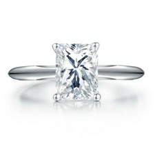 925 Sterling Silver Princess Cut CZ Engagement Ring Wedding Band Size 3-12 TYR04