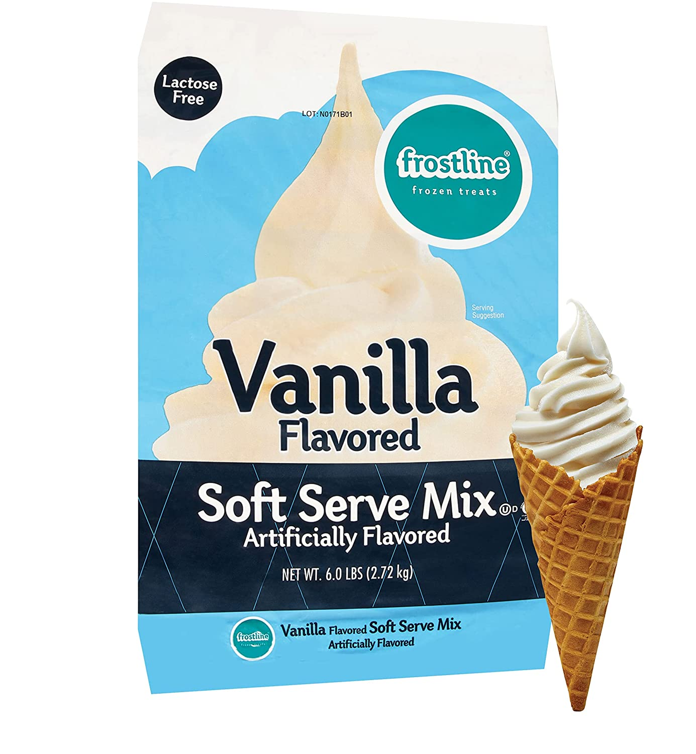 Frostline Vanilla Soft Serve Ice Cream Mix, 6 Pounds 7445012648629 eBay