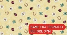 FABLON YELLOW DAISY FLOWER LADYBIRD STICKY BACK PLASTIC SELF ADHESIVE 45cm WIDE