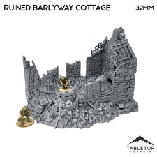 Ruined Barlyway Cottage - Country & King - Fantasy Historical Ruins - WWII