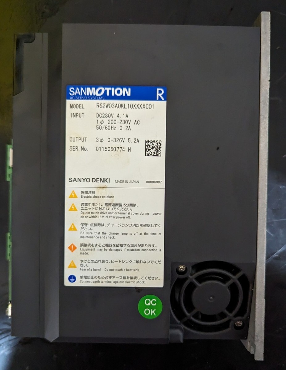 Sanyo Denki SanMotion RS2W03A0KL RS2W03A0KL 10XXXXC01 Brother