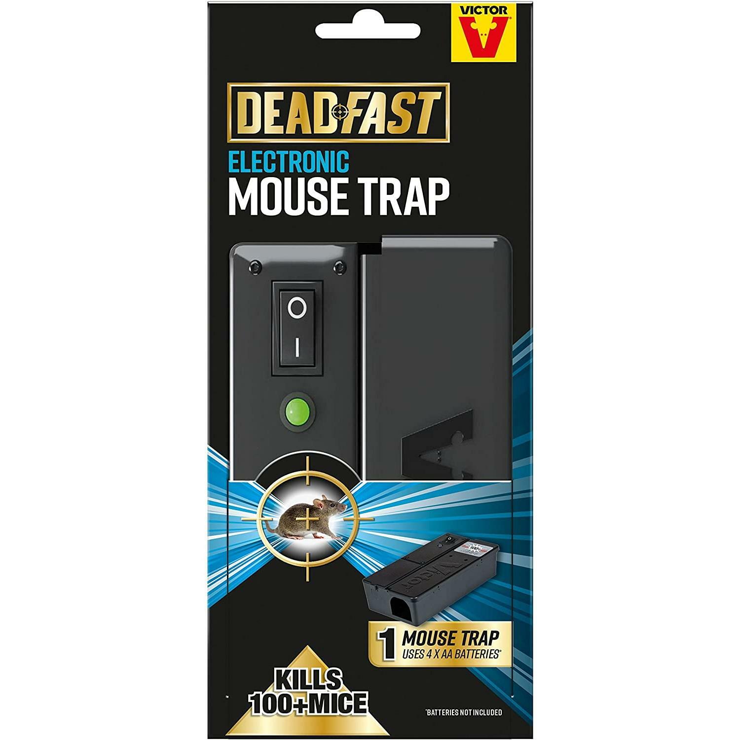 Deadfast Electronic Mouse Trap 100% Kill Rate Quick Humane Rodent Pest Control