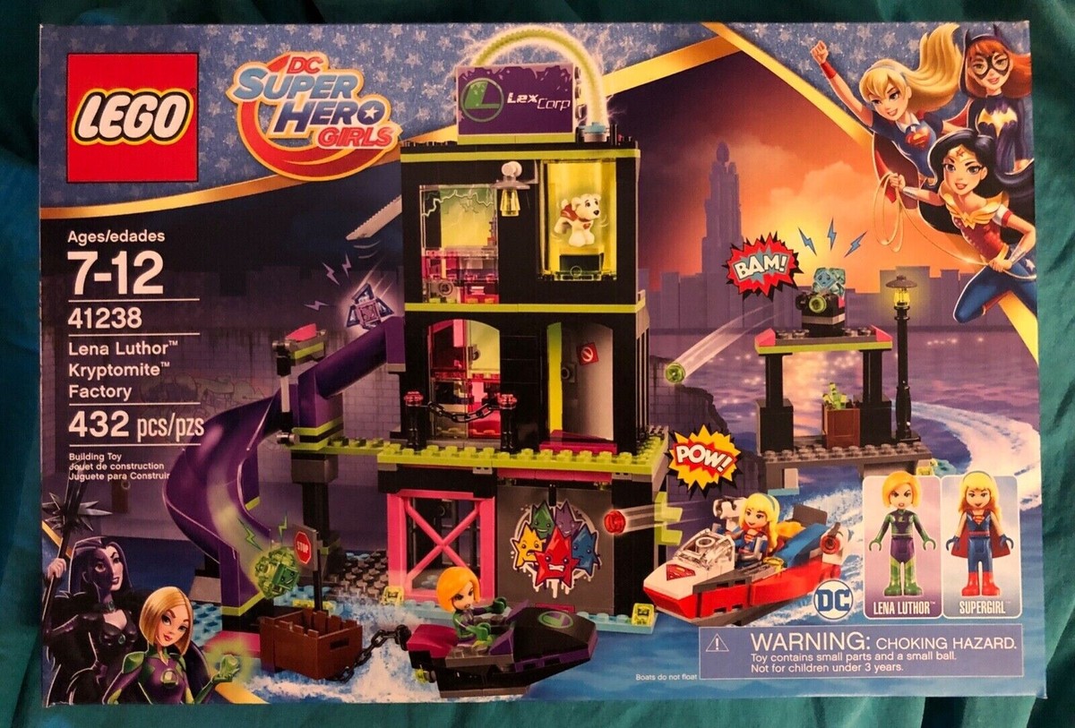 Lego 41238 Lena Luthor Kryptomite Factory NEW DC Super Hero Girls 432 pcs